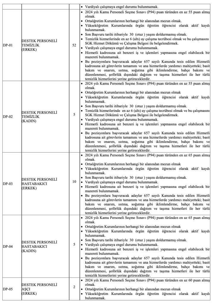 Van Yüzüncü Yıl Üniversitesi 219 Personel alımı