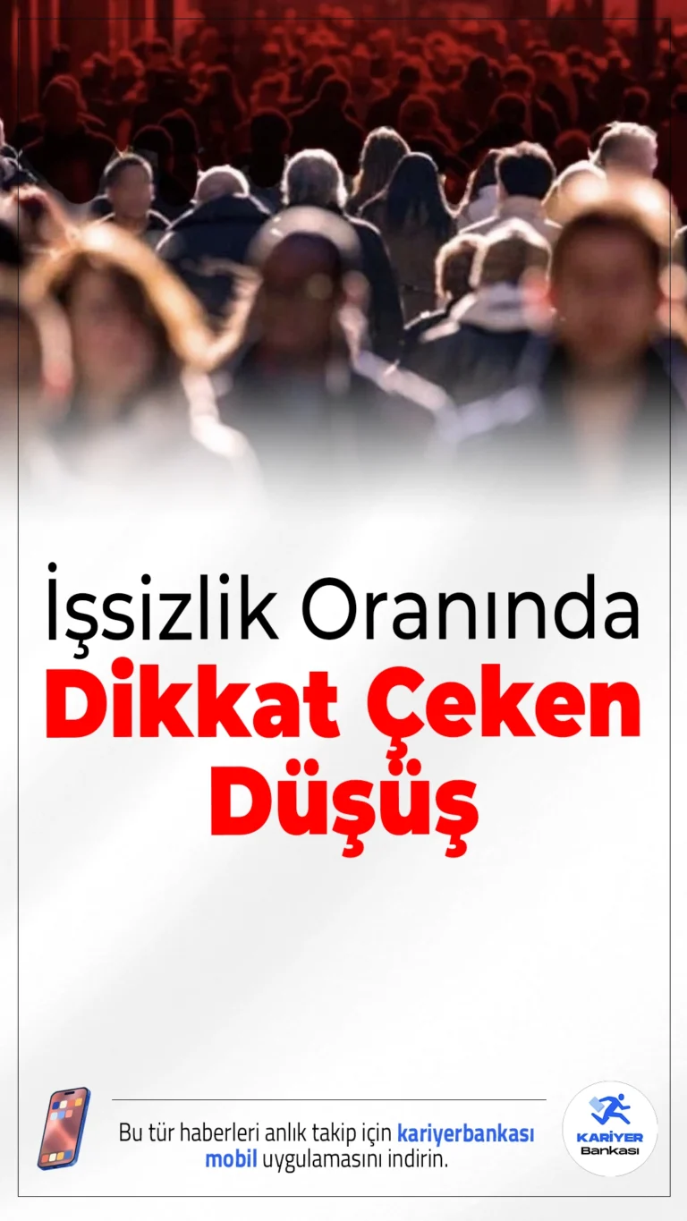 İşsizlik Oranında Dikkat Çeken Düşüş.Türkiye’de işsizlik, Aralık 2025 itibarıyla önemli bir düşüş gösterdi. Kadın ve genç işsizliğinde ise hâlâ yüksek oranlar dikkat çekiyor.