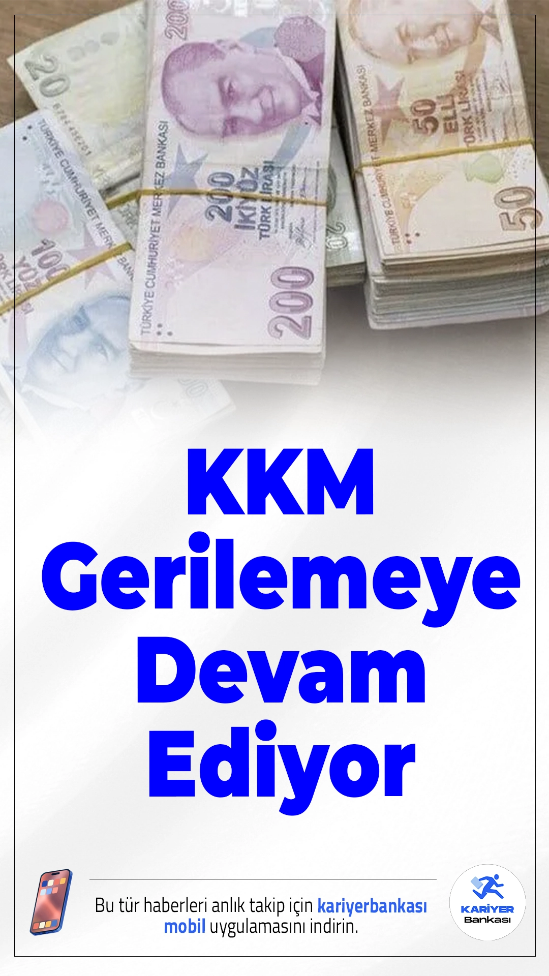 KKM Gerilemeye Devam Ediyor.Kur Korumalı Mevduat hesaplarında düşüş trendi sürüyor. Son verilere göre, KKM bakiyesi 724 milyon lira azalarak 5 milyar 785 milyon liraya geriledi.
