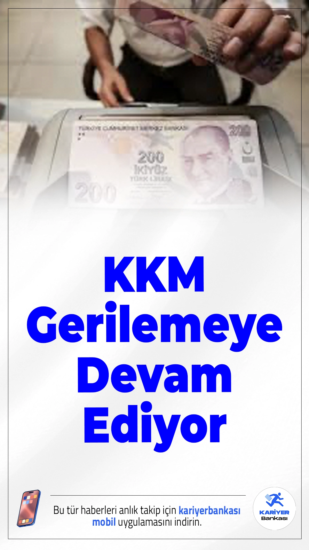 Kur Korumalı Mevduat (KKM) Gerilemeye Devam Ediyor.KKM bakiyesi geçen hafta 1,6 milyar lira daha azaldı. Toplam mevduattaki payı ise yüzde 0,01’e gerileyerek tarihi düşük seviyelere indi.