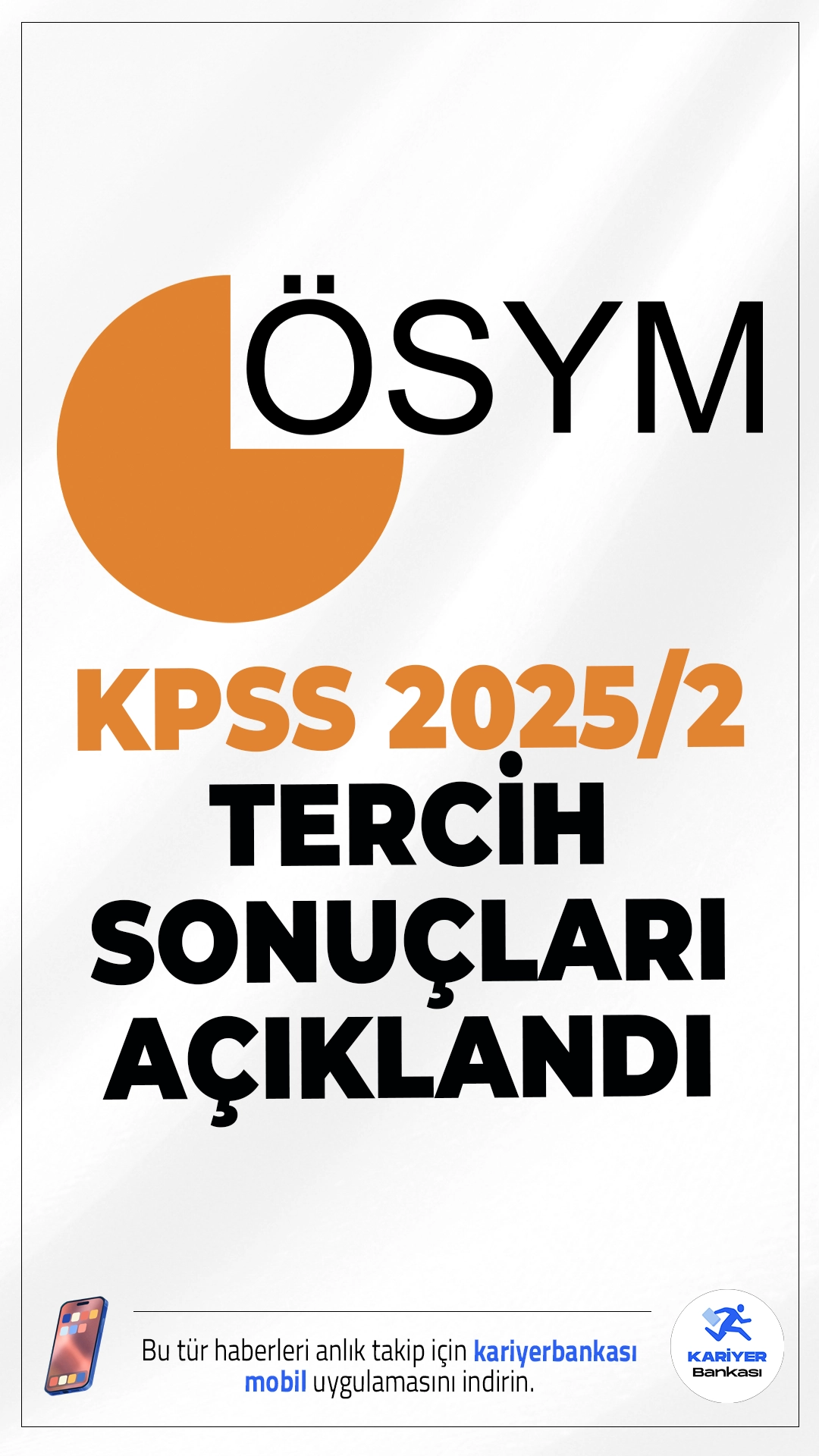 KPSS 2025/2 Yerleştirme Sonuçları Açıklandı.ÖSYM sayfasından yayımlanan duyuruda,  18-25 Aralık 2025 tarihleri arasında tercihleri alınan KPSS-2025/2 Bazı Kamu Kurum ve Kuruluşlarının Kadro ve Pozisyonlarına Yerleştirme işlemlerinin tamamlandığı aktarıldı.