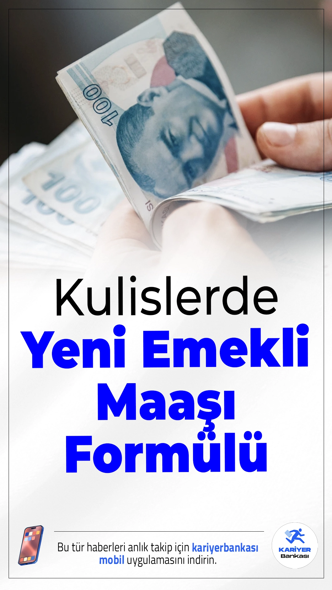 Kulislerde Yeni Emekli Maaşı Formülü.En düşük emekli aylığının yeniden belirlenmesiyle ilgili kulislerde dikkat çeken bir formül gündeme geldi. İddiaya göre, 2026 yılı için asgari ücrete yapılan %27,36'lık artışın, en düşük emekli maaşlarına da uygulanması değerlendiriliyor.