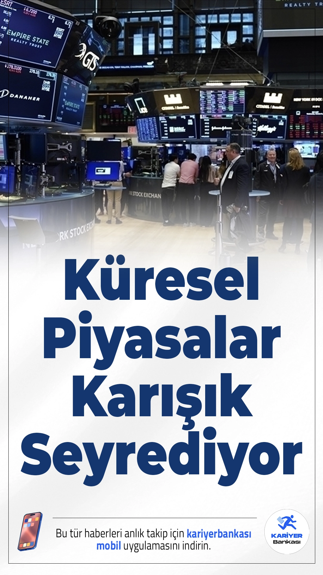 Küresel Piyasalar Karışık Seyrediyor.ABD-İran gerilimi, çip tarifeleri ve Fed’e yönelik beklentilerle piyasalar yön bulmakta zorlanıyor. Asya’dan Avrupa’ya tüm borsalarda dalgalı bir seyir hâkim.