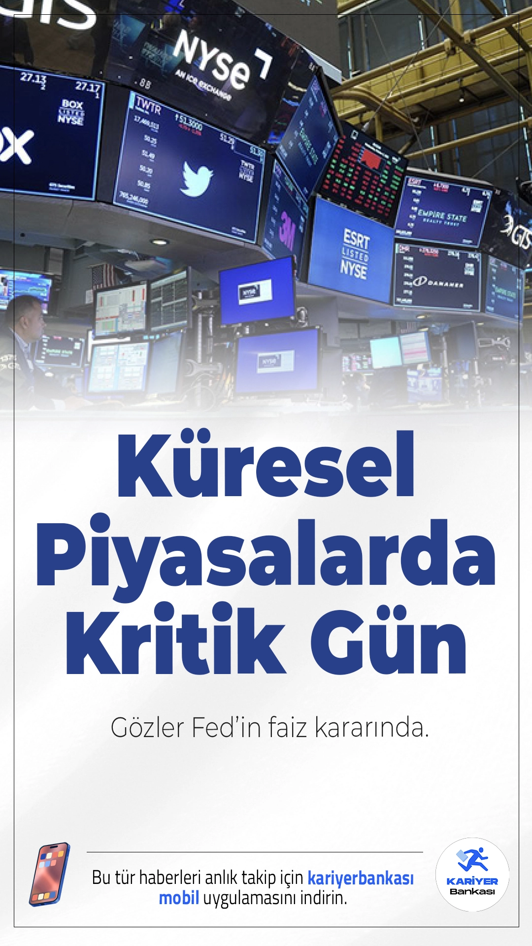 Küresel Piyasalarda Kritik Gün: Gözler Fed’in Faiz Kararında.ABD Merkez Bankası (Fed), bu akşam açıklayacağı faiz kararıyla küresel piyasaların odağında. Jeopolitik riskler, yapay zekaya olan güven ve teknoloji sektöründeki iyimserlik yatırımcıların kararlarını şekillendiriyor.