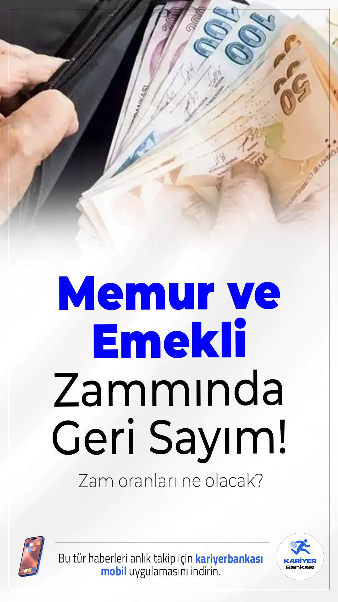 Memur ve Emekli Zammı Pazartesi Belli Oluyor: Zam Oranları Ne Olacak?Yeni yıl yaklaşırken milyonlarca memur ve emekli gözünü 5 Ocak'ta açıklanacak aralık enflasyonuna çevirdi. Zam oranları aralık TÜFE verisiyle netleşecek.