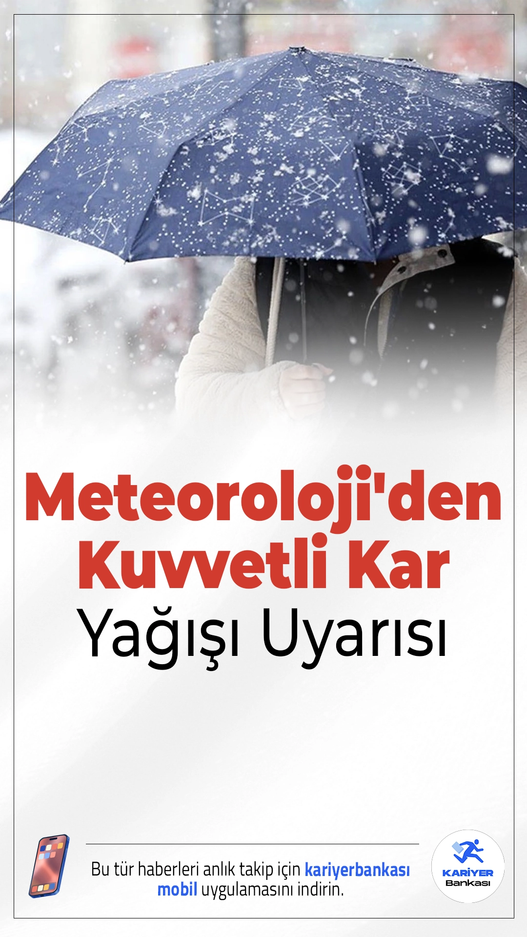 Meteoroloji’den Kar Alarmı! Güneydoğu ve İç Anadolu İçin Kuvvetli Yağış Uyarısı.Meteoroloji Genel Müdürlüğü, birçok il için kuvvetli kar yağışı uyarısında bulundu. Elazığ, Diyarbakır, Sivas ve çevresinde yoğun kar bekleniyor.