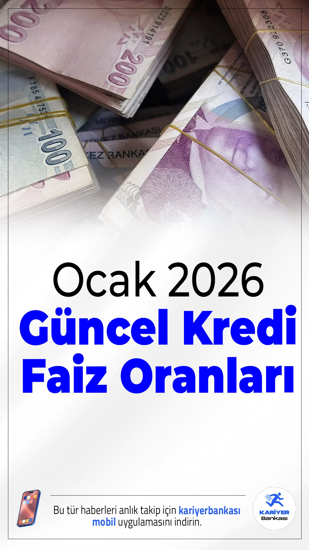 Ocak 2026 Güncel Kredi Faiz Oranları.Merkez Bankası'nın faiz indirimi sonrası bankalar da ihtiyaç kredisi faiz oranlarını güncelledi. Ocak 2026 itibarıyla 300.000 TL’lik ihtiyaç kredisi çekmek isteyenler için bankaların sunduğu en uygun faiz oranları, aylık taksit tutarları ve toplam geri ödeme miktarları belli oldu.