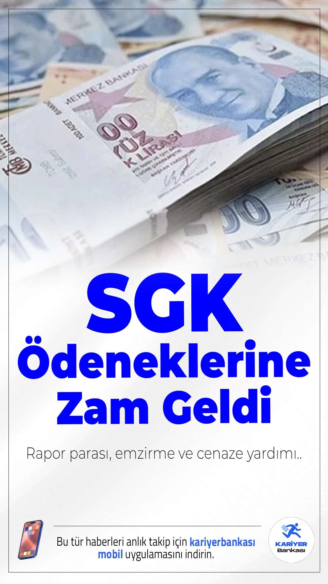 SGK Ödeneklerinde 2026 Zammı: Rapor Parası, Emzirme ve Cenaze Yardımı Arttı.2026 yılıyla birlikte SGK tarafından verilen geçici iş göremezlik (rapor parası), emzirme ve cenaze ödenekleri yükseltildi. İşte güncel rakamlar ve ödenek hesaplamaları…