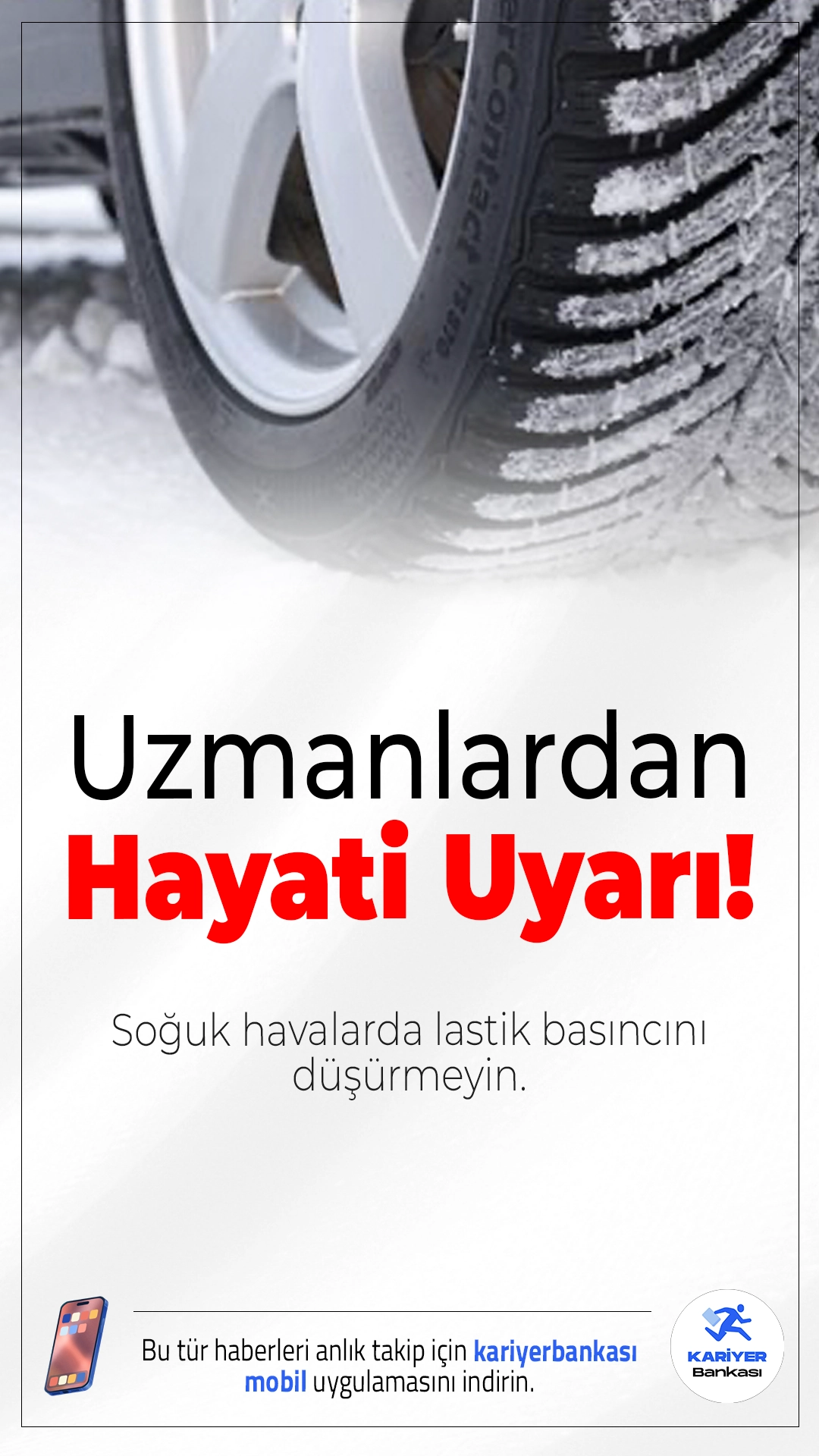 Soğuk Havalarda Lastik Basıncını Düşürmeyin: Uzmanlardan Hayati Uyarı!Kış aylarında güvenli sürüş için lastik basıncının düzenli kontrolü şart. Düşük basınç, kazalara davetiye çıkarıyor!
