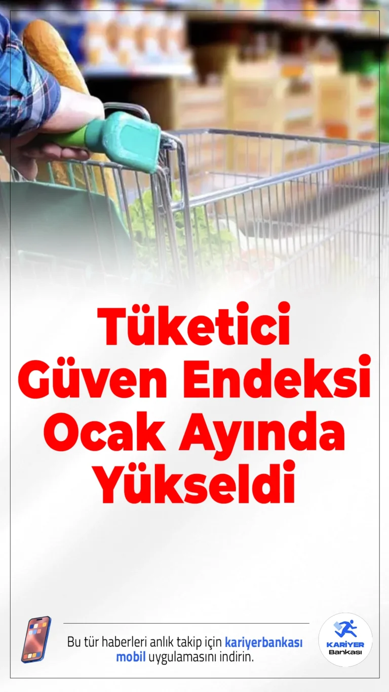 Tüketici Güven Endeksi Ocak Ayında Yükseldi.TÜİK, Ocak 2026’ya ait tüketici güven endeksi verilerini açıkladı. Endeks aylık bazda yüzde 0,3 artışla 83,7 oldu.