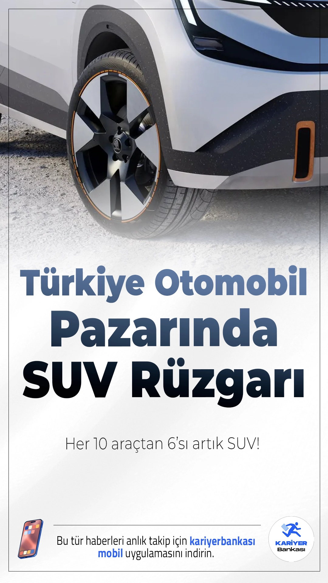 Türkiye Otomobil Pazarında SUV Rüzgarı: Her 10 Araçtan 6’sı Artık SUV.Türkiye'de SUV araçlar artık niş bir segment değil, otomobil pazarının ana gövde tipi haline geldi. 2025'te satılan sıfır otomobillerin %62’si SUV modellerden oluştu.