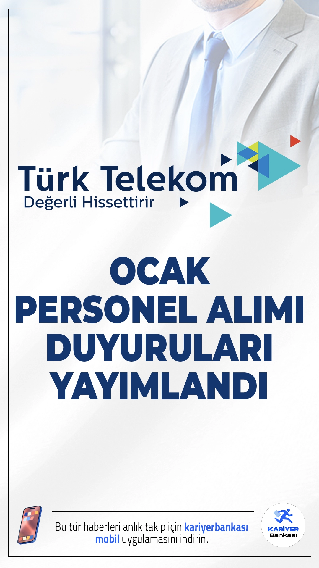 Türk Telekom Ocak 2026 Personel Alımı Duyuruları Yayımlandı!Türkiye'nin önde gelen telekomünikasyon firmalarından Türk Telekom, 2026 yılı Ocak ayı itibarıyla birçok pozisyonda yeni personel alımı gerçekleştireceğini duyurdu. Toplamda 10 farklı pozisyonda açılan ilanlar, farklı uzmanlık alanlarından başvuru sahiplerine kapılarını aralıyor.