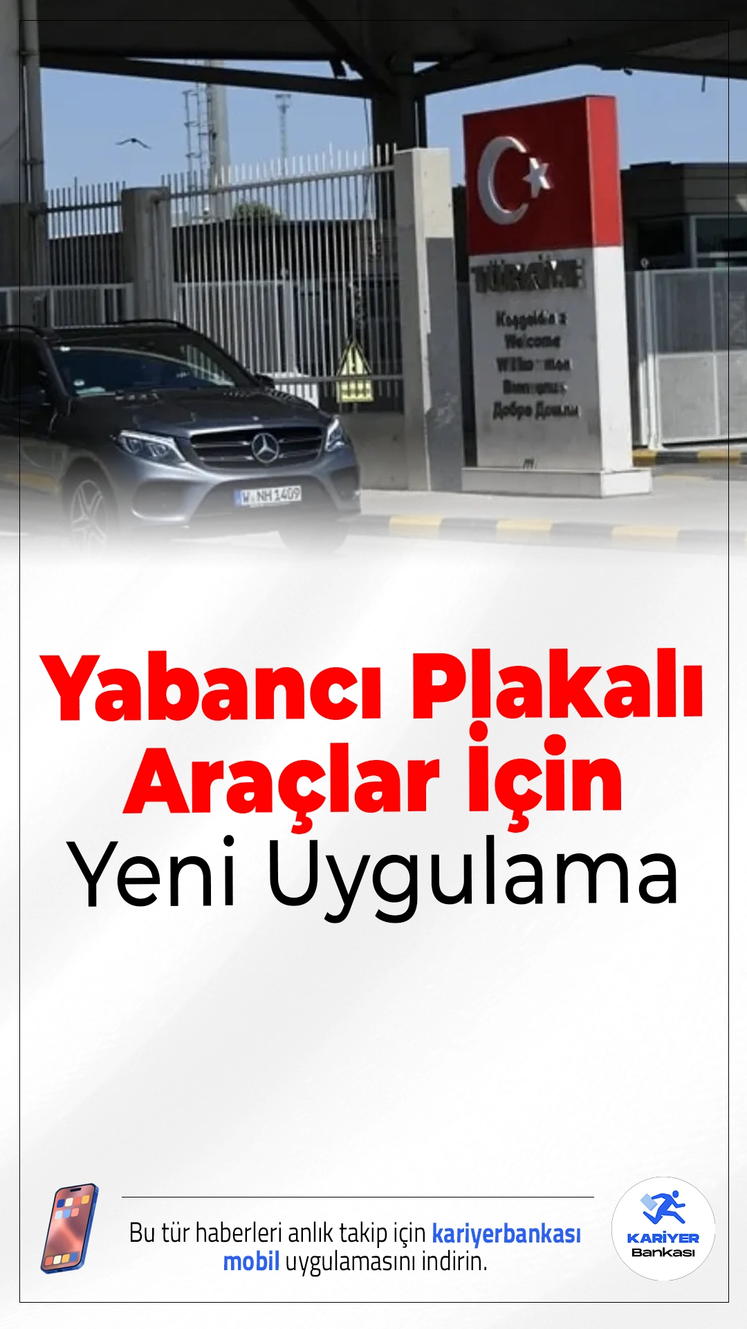 Yabancı Plakalı Araçlar İçin Yeni Uygulama: Geçiş Ücretleri Gümrükte Tahsil Edilecek.Karayolları Genel Müdürlüğü (KGM), Türkiye’de kamu-özel iş birliği modeliyle yapılan otoyol, köprü ve tünellerde yabancı plakalı araçların geçiş ücretlerinin artık gümrük kapılarında tahsil edileceğini duyurdu.