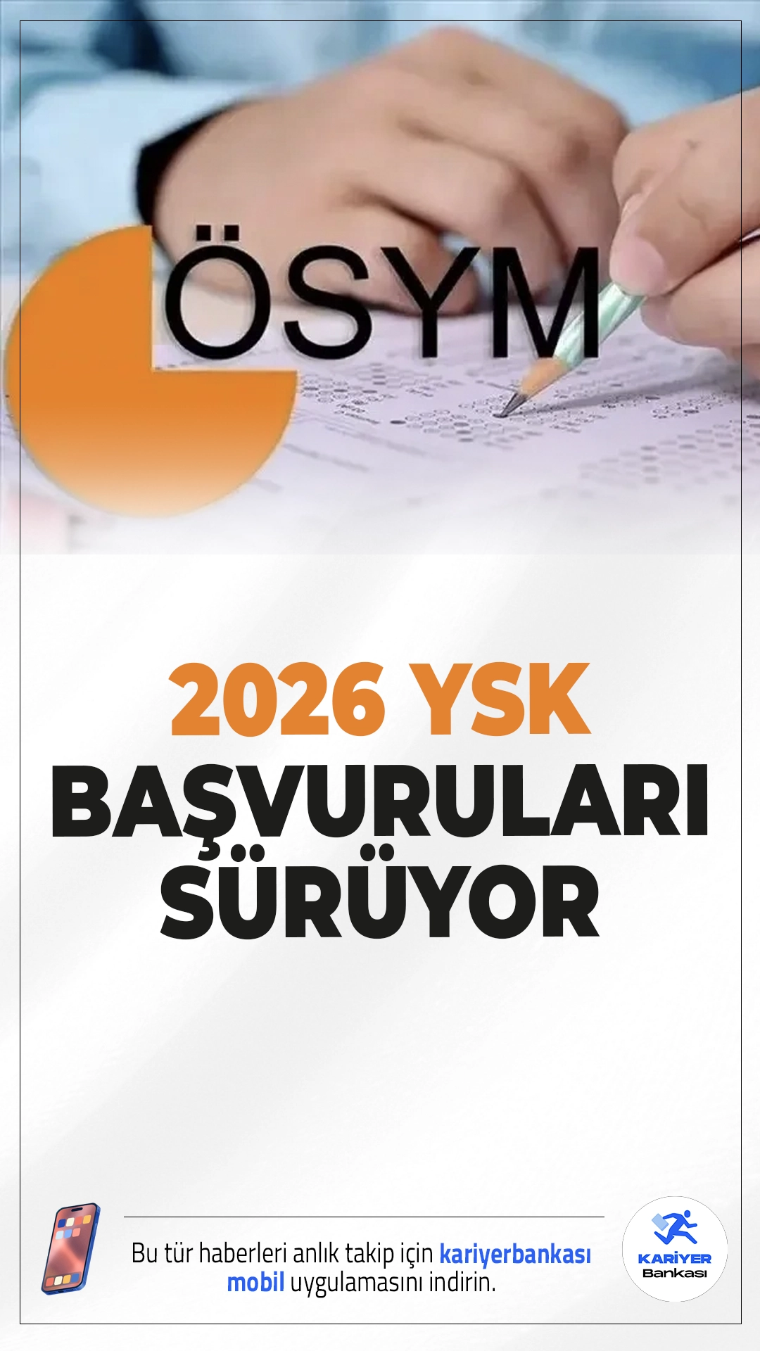 YKS 2026 Son Başvuru Tarihi Ne Zaman? Başvurular Sürüyor.Üniversite hayali kuran milyonlarca aday için Yükseköğretim Kurumları Sınavı (YKS) başvuru süreci başladı ve halen devam ediyor. Şubat ayı başında başlayan başvurular için son tarih netleşti.