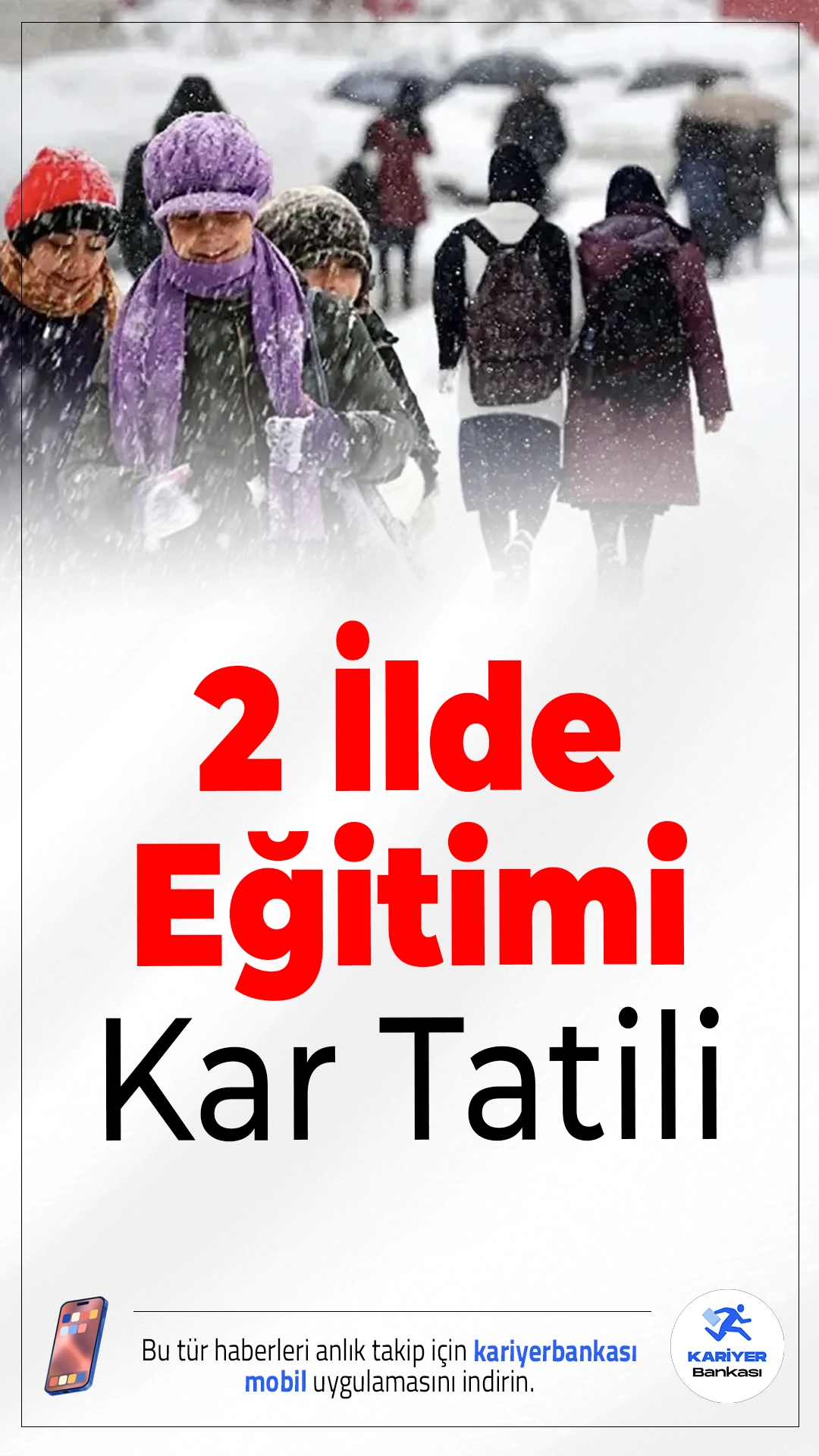 2 İlde Eğitimi Kar Tatili.Yoğun kar yağışı ve buzlanma nedeniyle Kırklareli ve Tekirdağ’ın bazı ilçelerinde 2 Şubat 2026 Pazartesi günü eğitime bir gün ara verildi. Olumsuz hava koşulları, ulaşım güvenliği açısından risk oluşturduğu için tedbir amaçlı karar alındı.