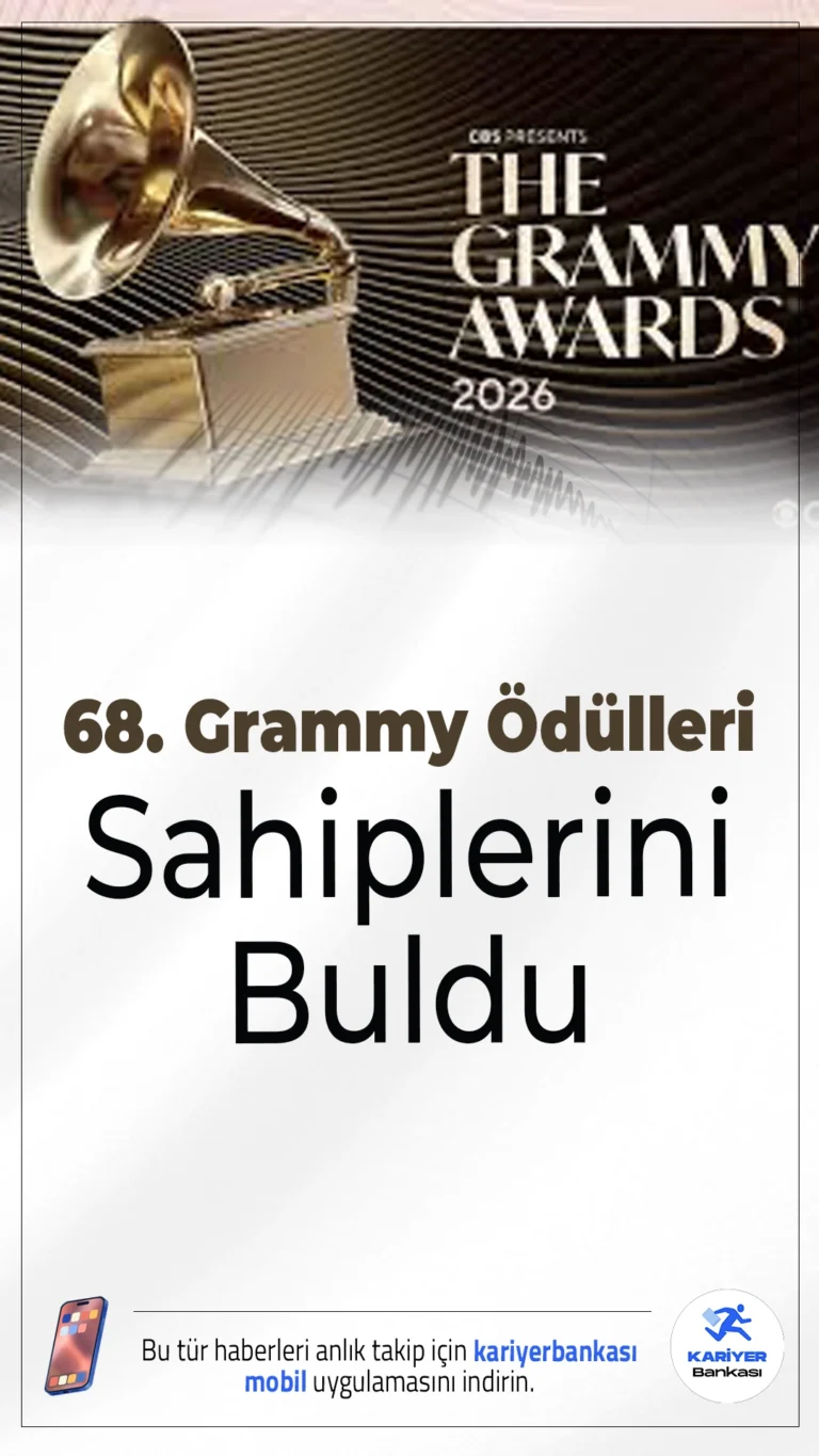 68.Grammy Ödülleri Sahiplerini Buldu.Müzik dünyasının en prestijli ödüllerinden Grammy Ödülleri, 68. kez sahiplerini buldu. Los Angeles'ta düzenlenen görkemli törende, yılın en başarılı sanatçıları ve yapımları ödüllerine kavuştu.