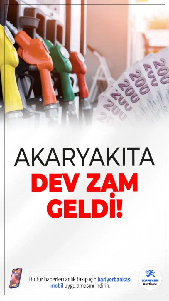 Akaryakıta Dev Zam Geldi: 24 Şubat 2026 Benzin, Motorin ve LPG Fiyatları.Motorine 2,41 TL zam geldi. 24 Şubat 2026 itibarıyla İstanbul, Ankara ve İzmir’de benzin, motorin ve LPG fiyatları yeniden yükseldi.