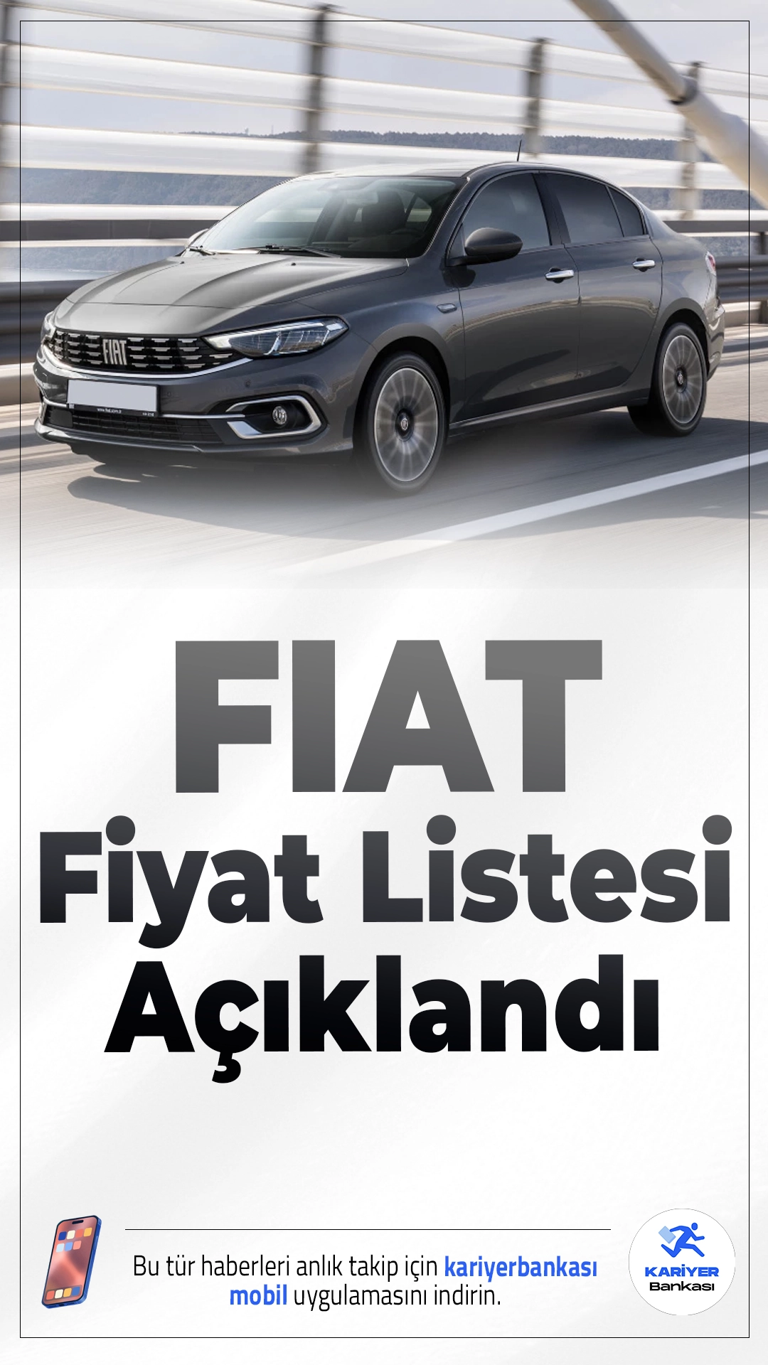 Fiat Şubat 2026 Fiyat Listesi Açıklandı.Fiat, Şubat ayına zamla girdi. Egea ve Egea Cross modellerine ortalama 20 bin TL zam geldi. Yeni fiyat listesinde hem dizel hem benzinli motor seçeneklerinde artışlar dikkat çekiyor.
