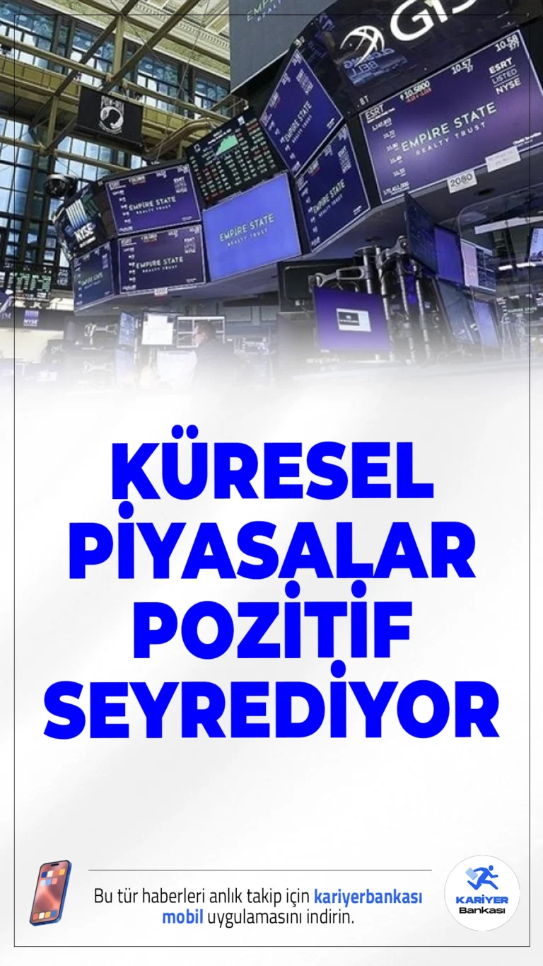 Küresel Piyasalar Pozitif Seyrediyor.ABD’den Japonya’ya borsalar pozitif seyrediyor. Yapay zeka yatırımlarına ilişkin korkuların azalması ve Fed’in faiz indirimi beklentileri piyasaları yukarı taşıyor.