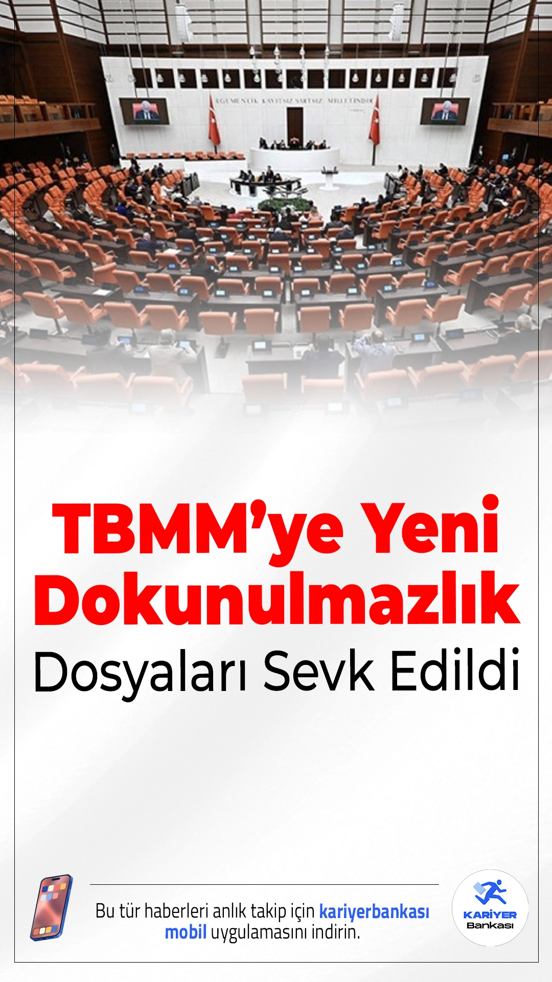TBMM’ye Yeni Dokunulmazlık Dosyaları Sevk Edildi.CHP’li Murat Emir ve Gökhan Günaydın’a ait dokunulmazlık dosyaları TBMM Başkanlığına sunuldu, Karma Komisyona havale edildi.