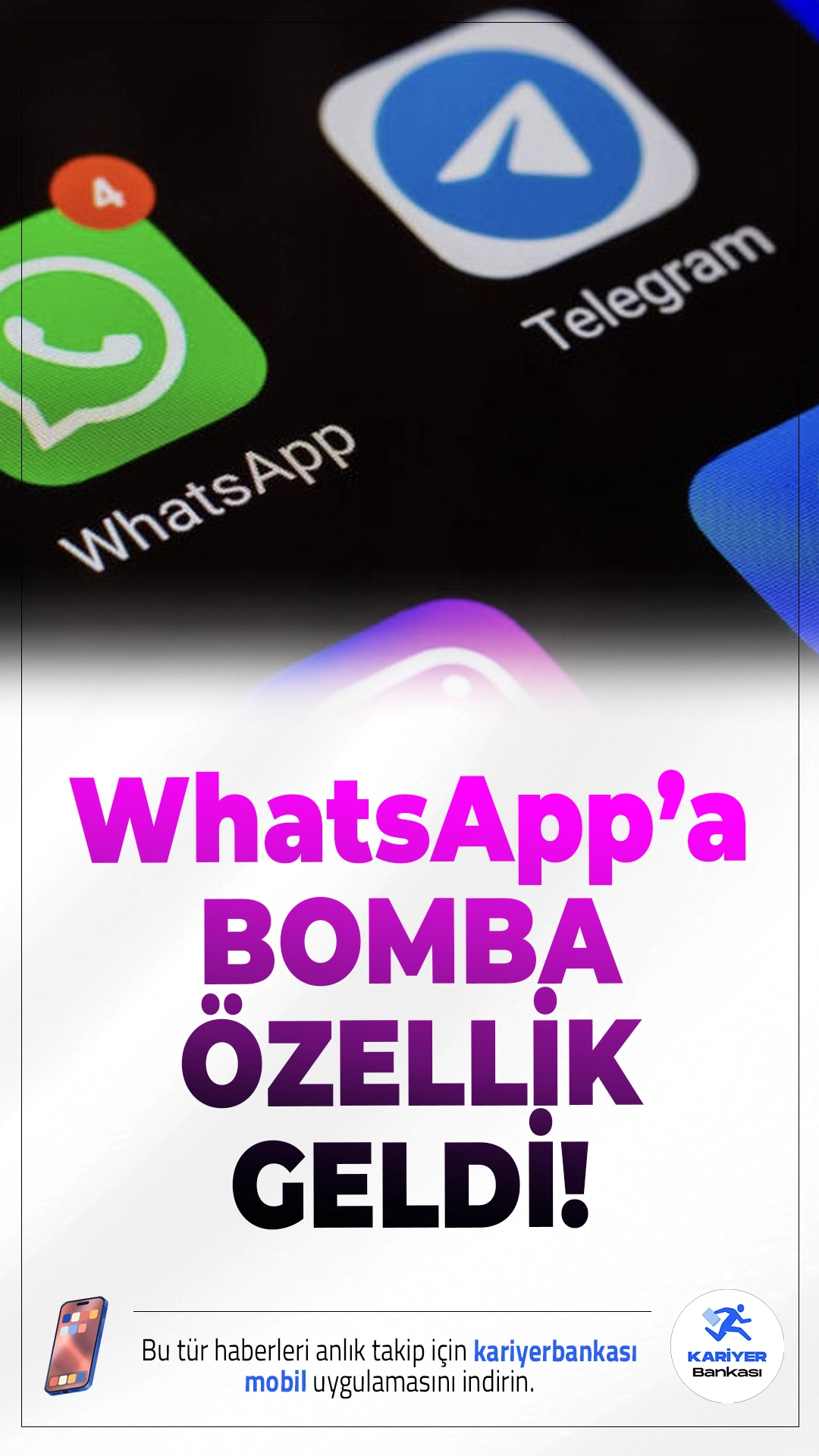 WhatsApp Gruplarına Tartışma Yaratacak Bomba Özellik Geldi.Meta Platforms, 2026’nın ilk büyük güncellemelerinden birini WhatsApp için devreye aldı. Özellikle WhatsApp gruplarını yakından ilgilendiren yeni özellik, kullanıcılar arasında tartışma yaratacak gibi görünüyor.
