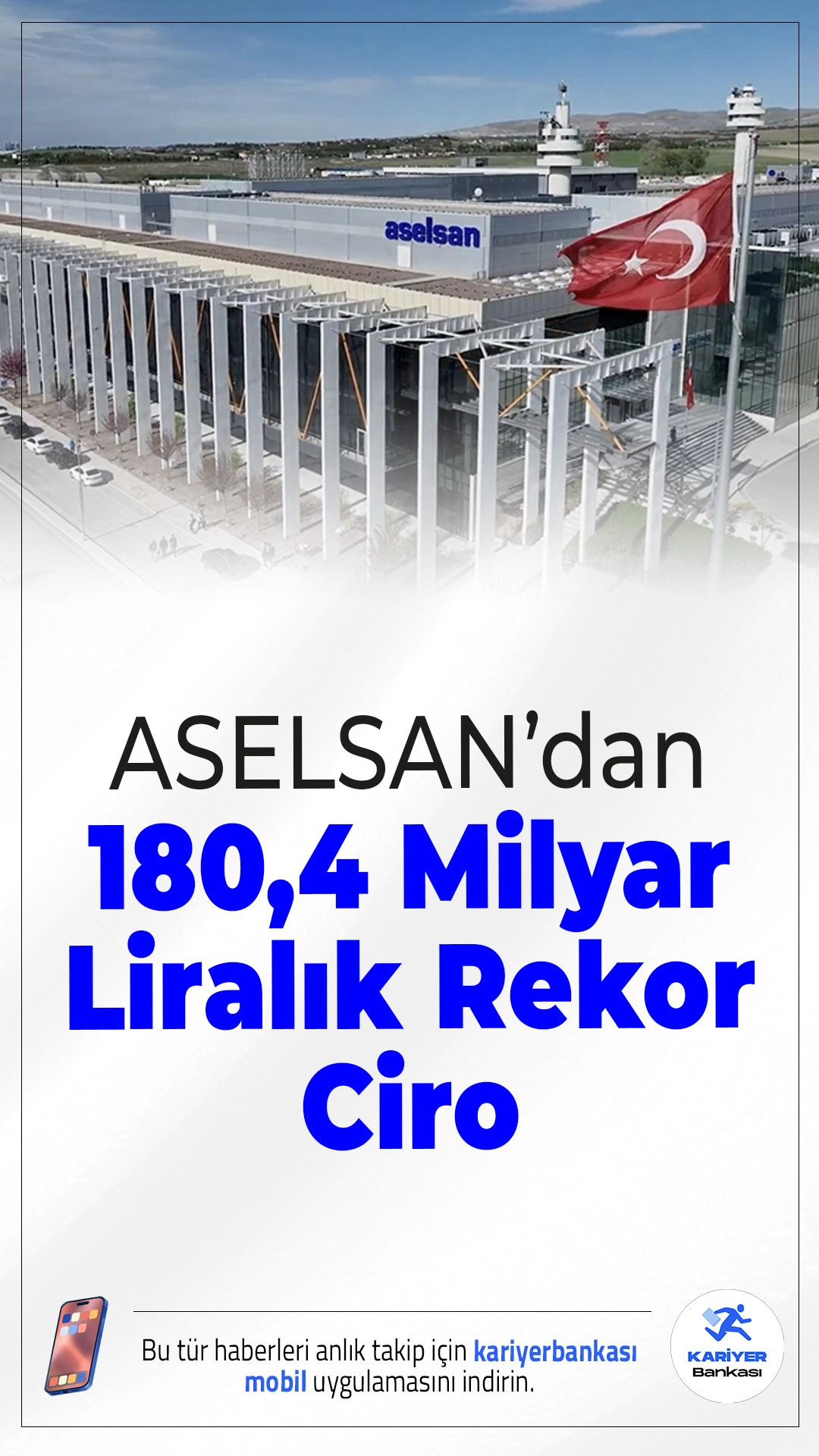 ASELSAN’dan 180,4 Milyar Liralık Rekor Ciro.Türkiye savunma sanayisinin öncü şirketlerinden ASELSAN, 2025 yılı finansal sonuçlarını açıkladı. Kamuyu Aydınlatma Platformu’na (KAP) yapılan bildirimde, enflasyon muhasebesi uygulanmış verilere göre şirketin cirosu bir önceki yıla kıyasla reel yüzde 15 artarak 180,4 milyar liraya ulaştı.