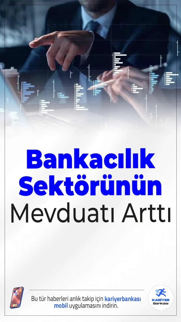 Bankacılık Sektörünün Mevduatı Arttı.Bankacılık sektörünün toplam mevduatı 13 Şubat haftasında 222,2 milyar lira artarak 29,09 trilyon liraya yükseldi. TL mevduatta güçlü artış dikkat çekti.