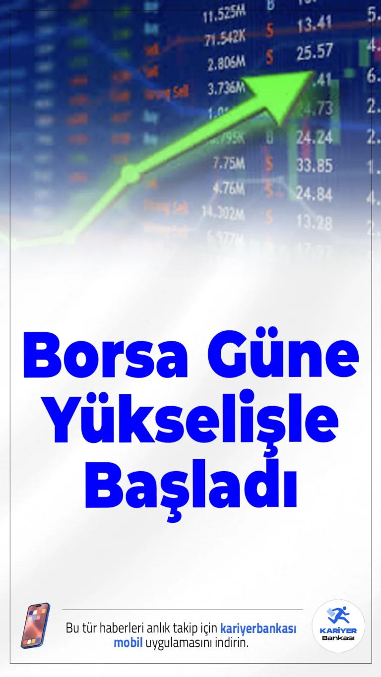 Borsa Güne Yükselişle Başladı.Borsa İstanbul’da BIST 100 endeksi güne yüzde 0,24 yükselişle 14.260,82 puandan başladı. Küresel piyasalardaki gelişmeler ve Fed tutanakları yatırımcıların odağında.