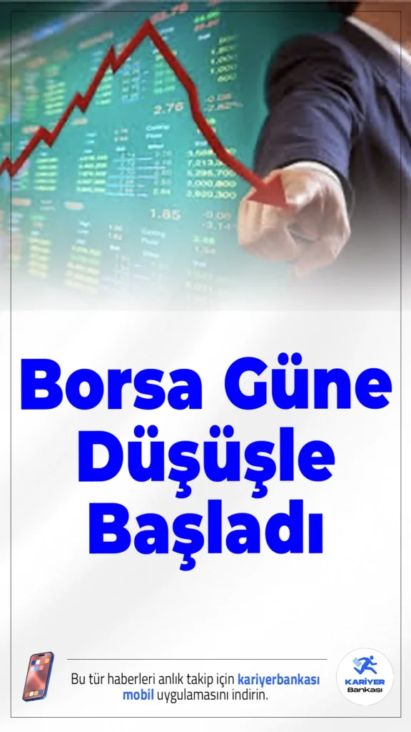 Borsa Güne Düşüşle Başladı.Borsa İstanbul’da BIST 100 endeksi, rekor kapanışın ardından yeni güne yüzde 0,18 düşüşle 14.314 puandan başladı.