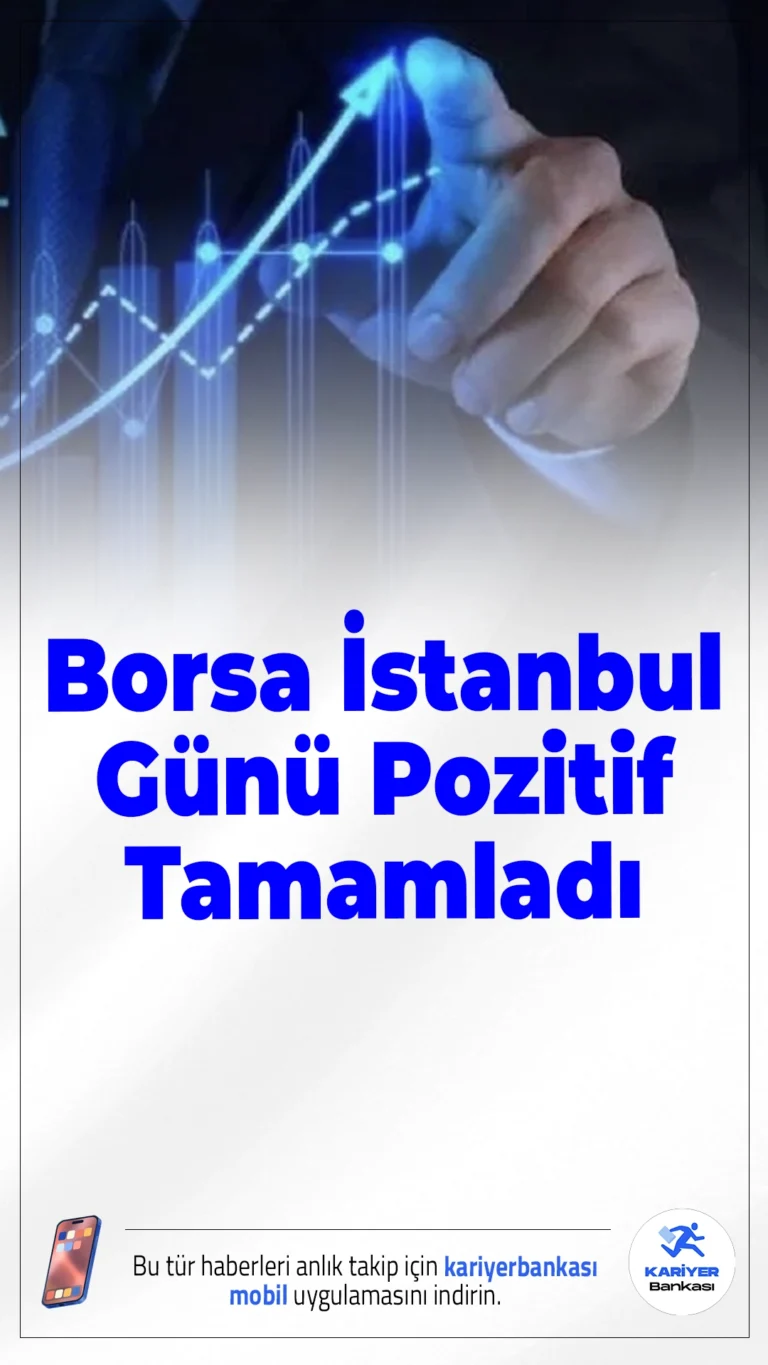Borsa İstanbul Günü Pozitif Tamamladı.BIST 100 endeksi günü yüzde 0,23 artışla 14.259,90 puandan tamamladı. Bankacılık hisseleri öne çıkarken ulaştırma sektörü geriledi.