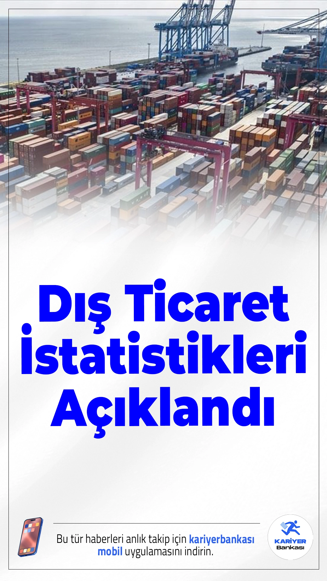 Dış Ticaret İstatistikleri Açıklandı.Ocak ayında Türkiye’nin ihracatı yüzde 4 azalırken ithalat sınırlı artış gösterdi. Dış ticaret açığı 8,38 milyar dolara yükseldi.