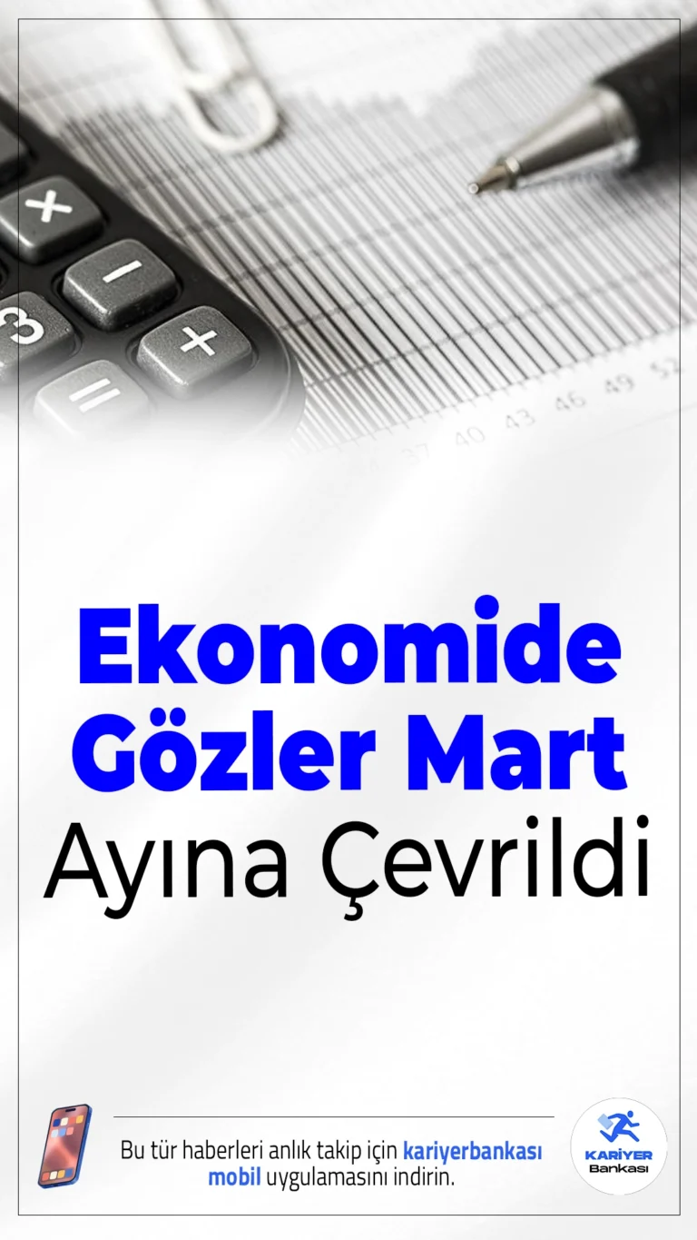 Ekonomide Gözler Mart Ayına Çevrildi.Türkiye Cumhuriyet Merkez Bankası’nın (TCMB) bu ay Para Politikası Kurulu (PPK) toplantısı gerçekleştirmeyecek olması, piyasaların odağını mart ayına çevirdi. Şubat ayı, faiz kararı belirsizliğinin olmadığı bir “geçiş dönemi” olarak değerlendirilirken; yatırımcılar yönünü altın, değerli metaller ve hisse senetlerine çevirmiş durumda.