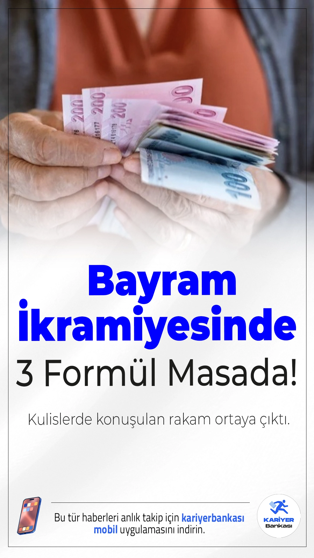 Kulislerde Konuşulan Rakam Ortaya Çıktı: Emekli Bayram İkramiyesinde 3 Formül Masada!Ramazan ayının başlamasıyla birlikte SSK ve Bağ-Kur emeklileri ile dul ve yetim aylığı alan vatandaşlar, bayram ikramiyesinin ne kadar olacağını merak etmeye başladı. Emeklilere yapılan yüzde 12,19’luk zam ve en düşük emekli maaşının 20 bin liraya yükseltilmesinin ardından gözler bayram ikramiyesine çevrildi. Kulislerde üç farklı rakamın konuşulduğu belirtiliyor.