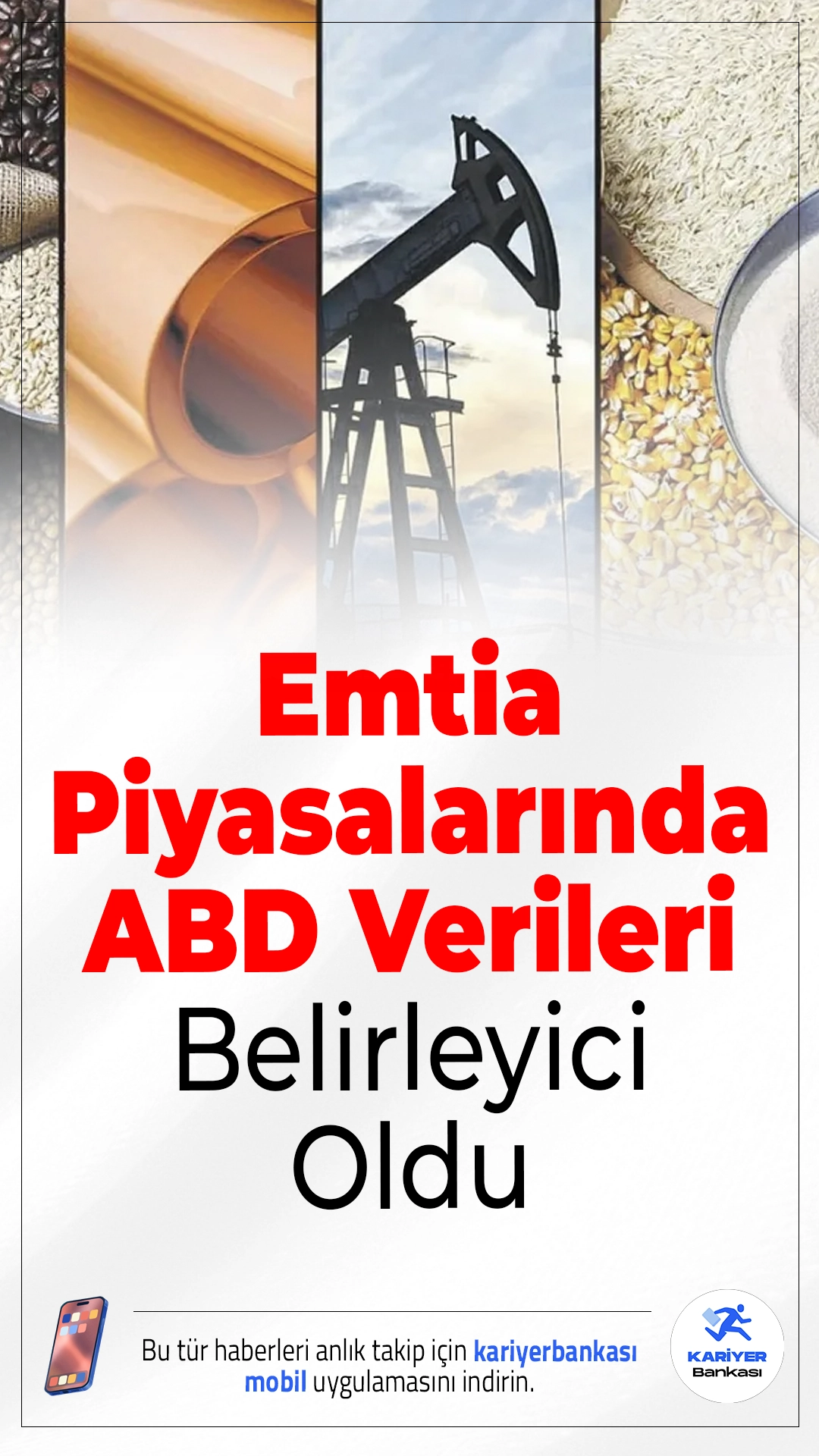 Emtia Piyasalarında ABD Verileri Belirleyici Oldu.ABD’den gelen istihdam ve enflasyon verileri emtia piyasalarında yönü belirledi. Altın yükselirken baz metaller ve petrol baskı altında kaldı.