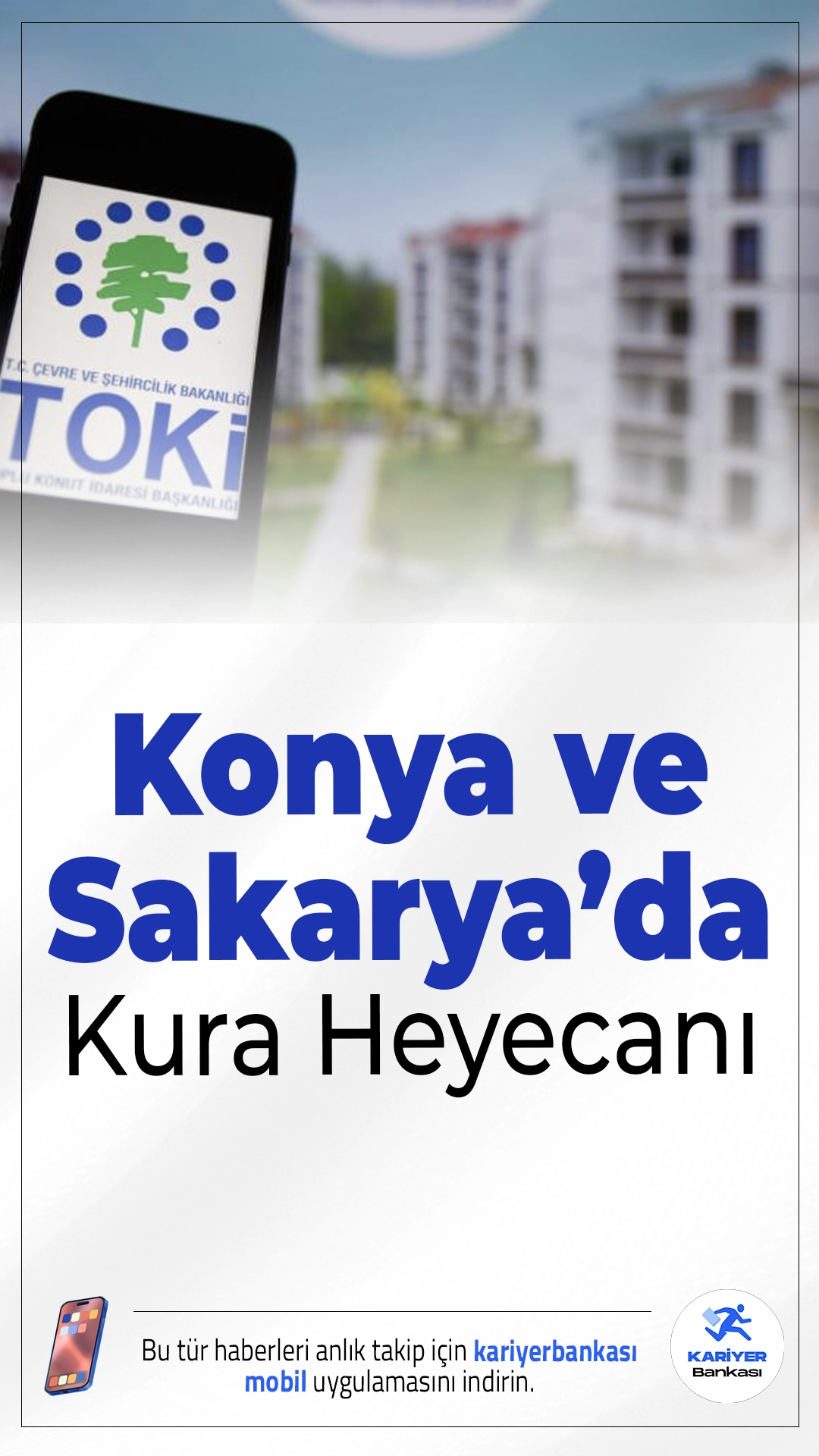 Konya ve Sakarya’da TOKİ Konut İçin Kura Heyecanı.TOKİ’nin 500 bin konutluk dev projesinde Konya ve Sakarya etabı için kura çekimi başladı. 21 bin 833 aile bugün yeni yuvalarına kavuşuyor.