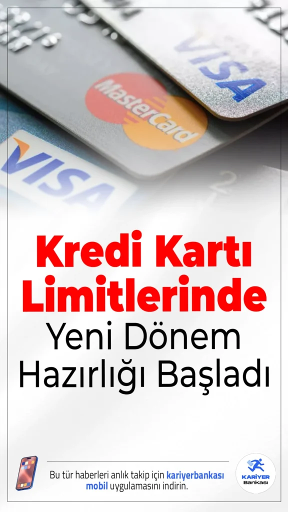 Kredi Kartı Limitlerinde Yeni Dönem Hazırlığı Başladı.BDDK talimatıyla bankalar kredi kartı limitlerini yeniden değerlendiriyor. 41 milyon kullanıcıyı ilgilendiren düzenleme mayısta tamamlanacak.