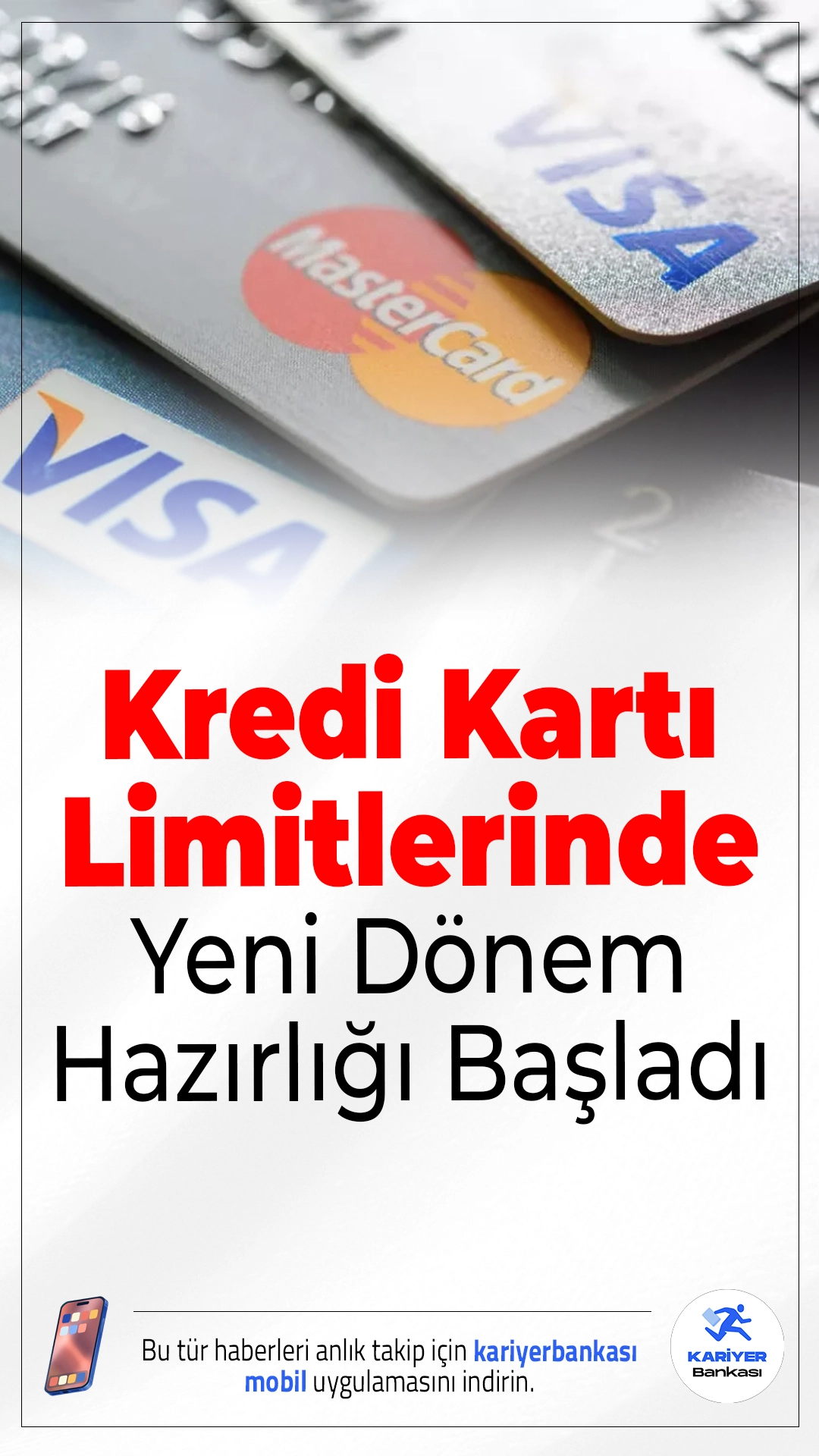 Kredi Kartı Limitlerinde Yeni Dönem Hazırlığı Başladı.BDDK talimatıyla bankalar kredi kartı limitlerini yeniden değerlendiriyor. 41 milyon kullanıcıyı ilgilendiren düzenleme mayısta tamamlanacak.
