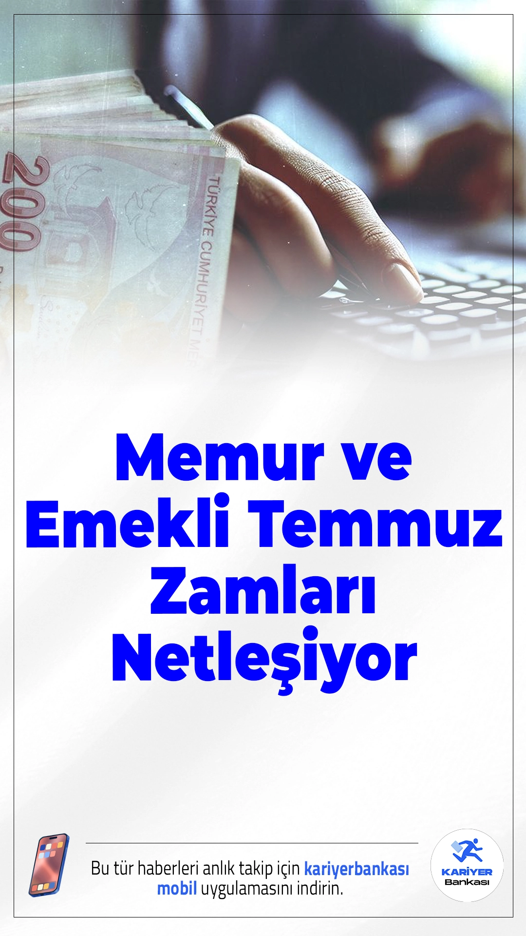 Memur ve Emekli Temmuz Zamları Netleşiyor.Ocak ayı enflasyon verisiyle birlikte memur ve emeklilerin Temmuz 2026 maaş artış oranları şekillenmeye başladı. Yılın ilk verisi zam hesabına yön verirken, seyyanen zam bu dönemde uygulanmayacak.