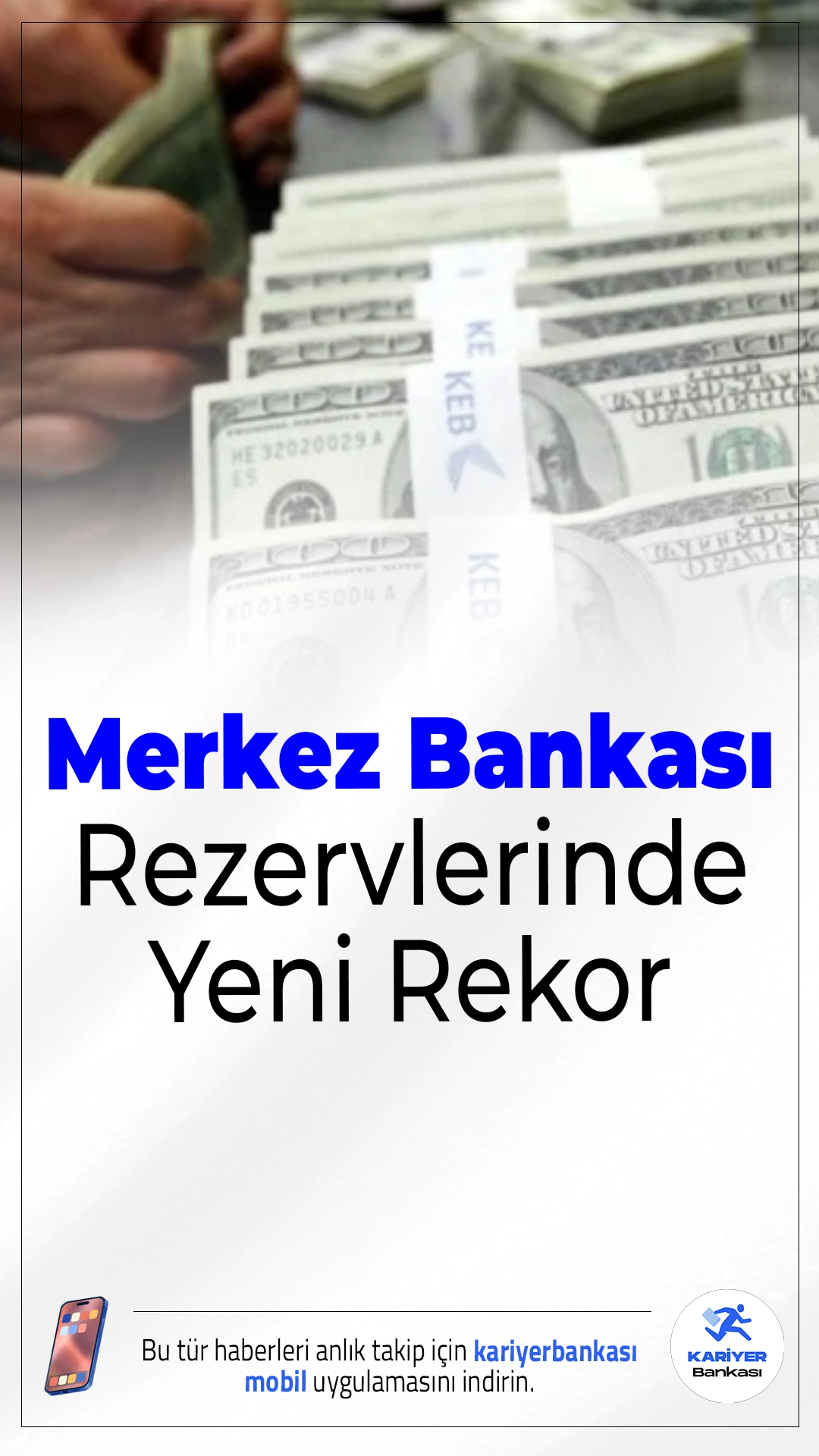 Merkez Bankası Rezervlerinde Yeni Rekor: 218,2 Milyar Dolara Ulaşıldı.Türkiye Cumhuriyet Merkez Bankası (TCMB) toplam rezervleri 2026 yılına güçlü bir giriş yaparak yükselişini sürdürdü. 30 Ocak haftasında rezervler, 2 milyar 544 milyon dolarlık artış ile 218 milyar 158 milyon dolara ulaşarak tarihi rekorunu yeniledi.