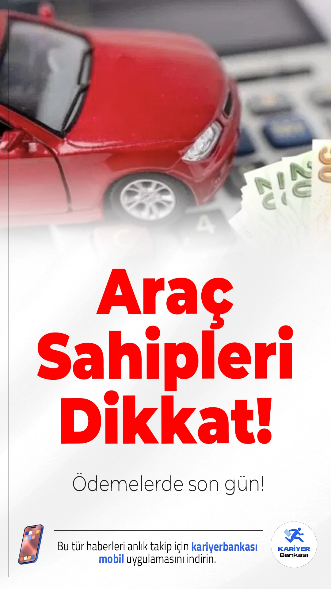 Araç Sahipleri Dikkat: MTV Ödemelerinde Son Gün!2026 yılı motorlu taşıtlar vergisinin (MTV) ilk taksit ödemesi için son gün 2 Şubat. Ödemeler gece 23.50’ye kadar yapılabilecek, gecikme durumunda faiz uygulanıyor.