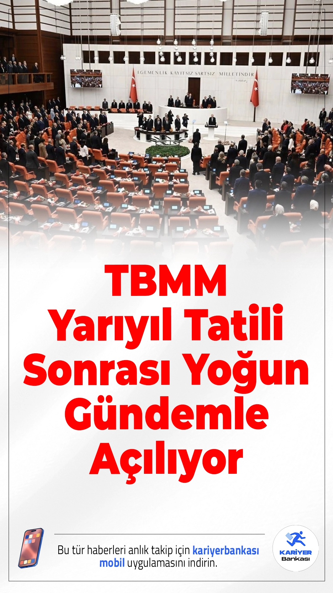 TBMM Yarıyıl Tatili Sonrası Yoğun Gündemle Açılıyor.Trafik güvenliğinden doğum iznine kadar birçok düzenleme Meclis gündeminde. Trafik cezaları ağırlaştırılırken, çalışan annelere yönelik doğum izni süresi 24 haftaya çıkarılıyor.