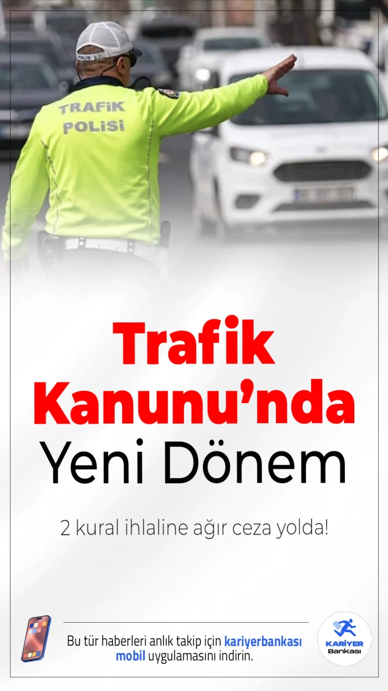 Trafik Kanunu’nda Yeni Dönem: 2 Kural İhlaline Ağır Ceza Yolda!Meclis’te görüşülen yeni Trafik Kanunu kapsamında yaya yolunu kullanan motosikletlilere 5 bin TL, zincir takmayıp yolu kapatan ağır vasıtalara ise 24 bin TL ceza geliyor. Yeni düzenleme skuter işletmeciliğinden kış lastiğine kadar pek çok konuyu kapsıyor.