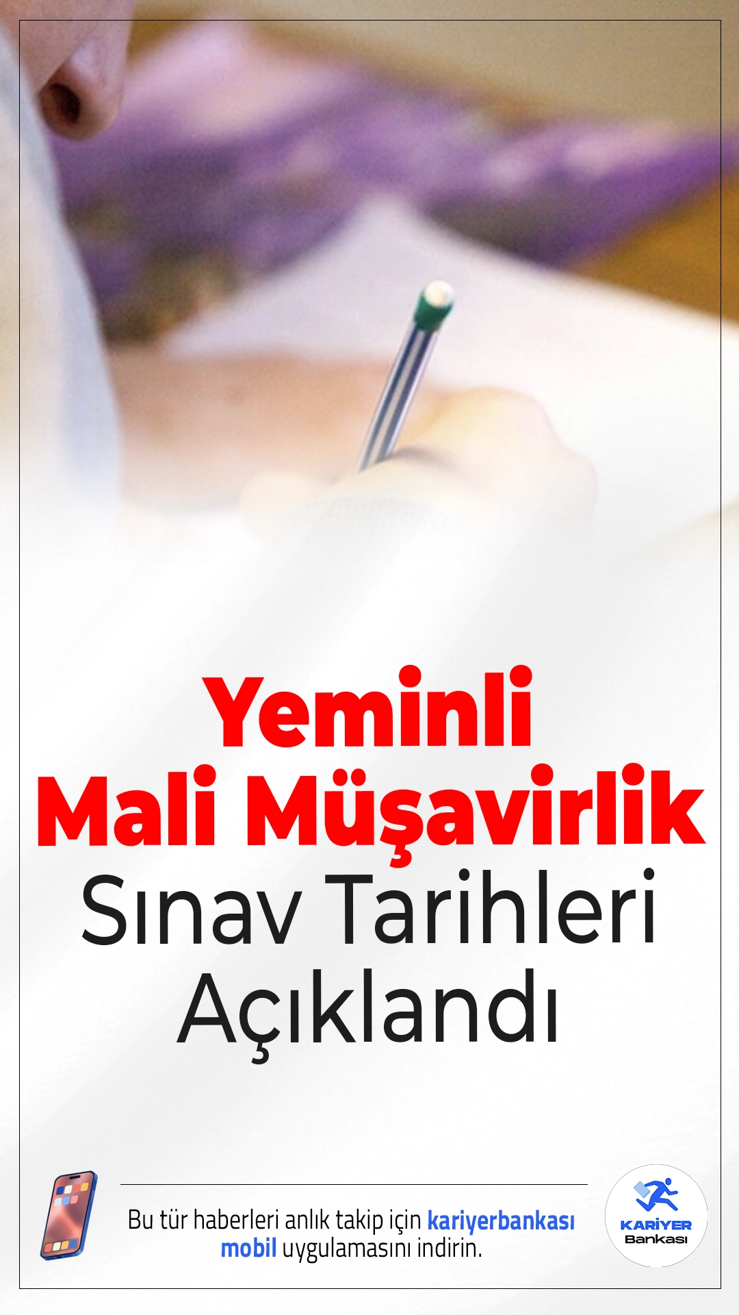 Yeminli Mali Müşavirlik Sınav Tarihleri Açıklandı.Yeminli mali müşavir (YMM) olmak isteyen adayların merakla beklediği sınav takvimi netleşti. Türkiye Serbest Muhasebeci Mali Müşavirler ve Yeminli Mali Müşavirler Odaları Birliği (TÜRMOB) tarafından yapılan duyuru Resmi Gazete’de yayımlandı.