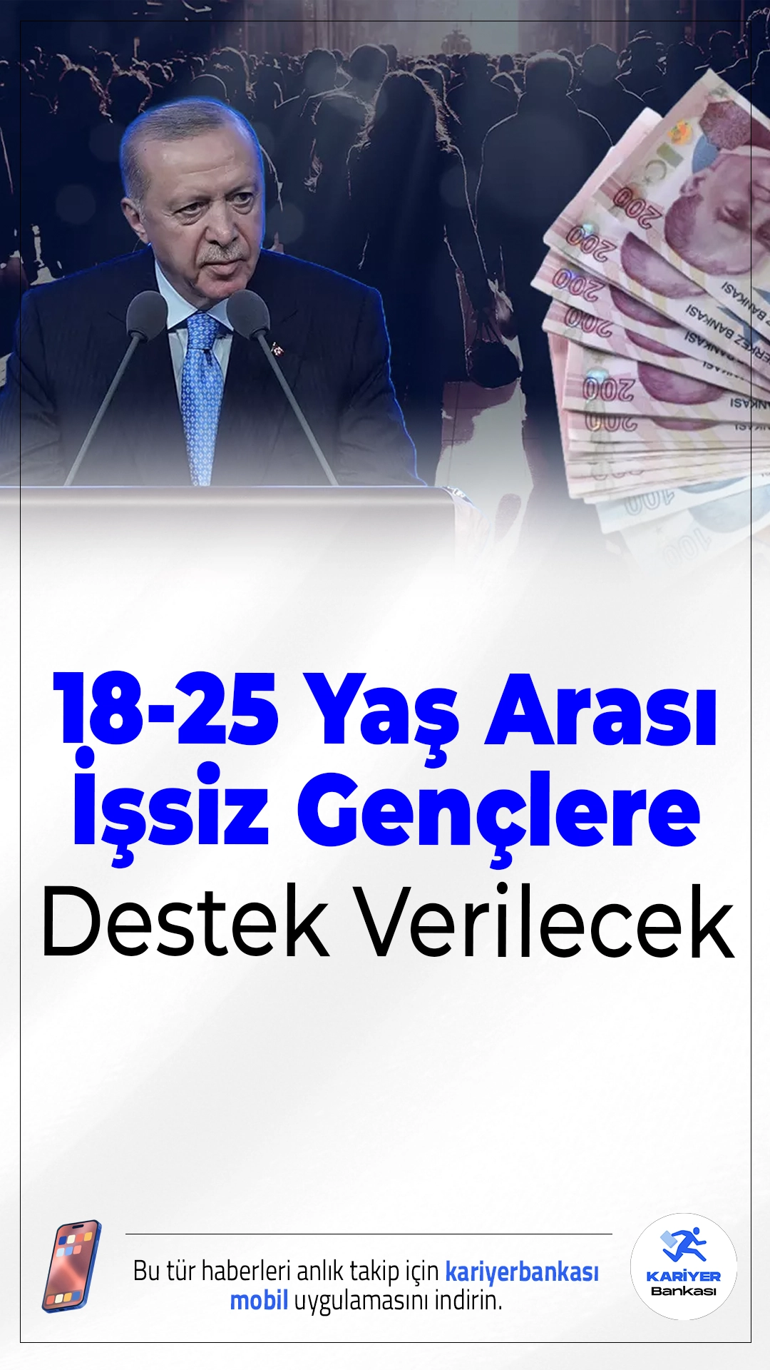 18-25 Yaş Arası İşsiz Gençlere 168 Bin TL Destek Verilecek.Genç İstihdam Hamlesi kapsamında hayata geçirilen GÜÇ Programı ile 18-25 yaş arası gençlerin ilk iş deneyimlerinde maaş ve sigorta primleri devlet tarafından karşılanacak.