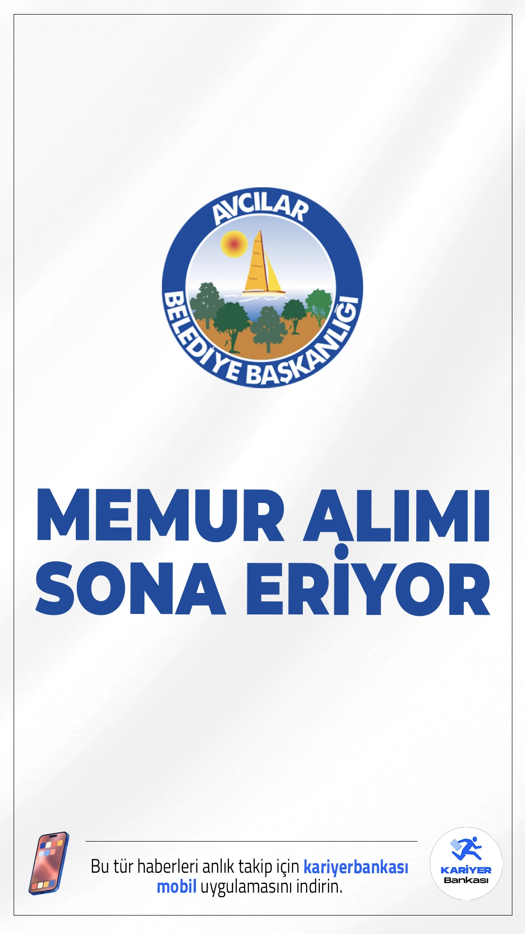 Avcılar Belediyesi 12 Memur Alımı Sona Eriyor.İstanbul Avcılar Belediyesi memur alımı başvurularında sona gelindi. İlgili alım duyurusuna göre, Avcılar Belediyesine mühendis, şehir plancısı ve mimar ünvanlarında memur alınacak. Başvurular bugün (4 Mart 2026) sona eriyor. Başvuru şartları ve diğer detaylar haberimizde.