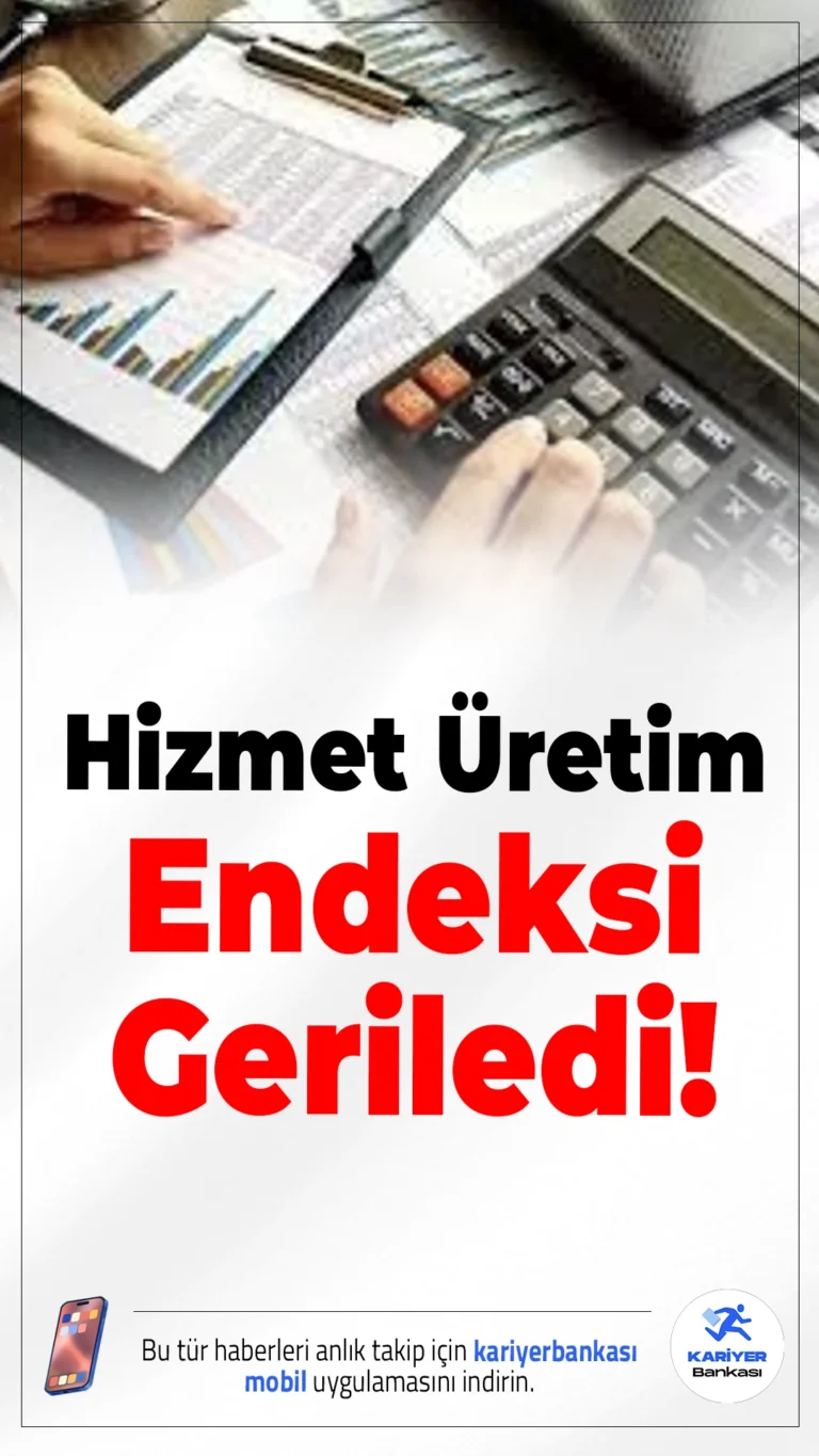 Hizmet Üretim Endeksi Geriledi.TÜİK verilerine göre hizmet üretim endeksi ocak ayında hem yıllık hem de aylık bazda geriledi. Bazı sektörlerde artış görülse de genel tablo düşüş yönünde oldu.