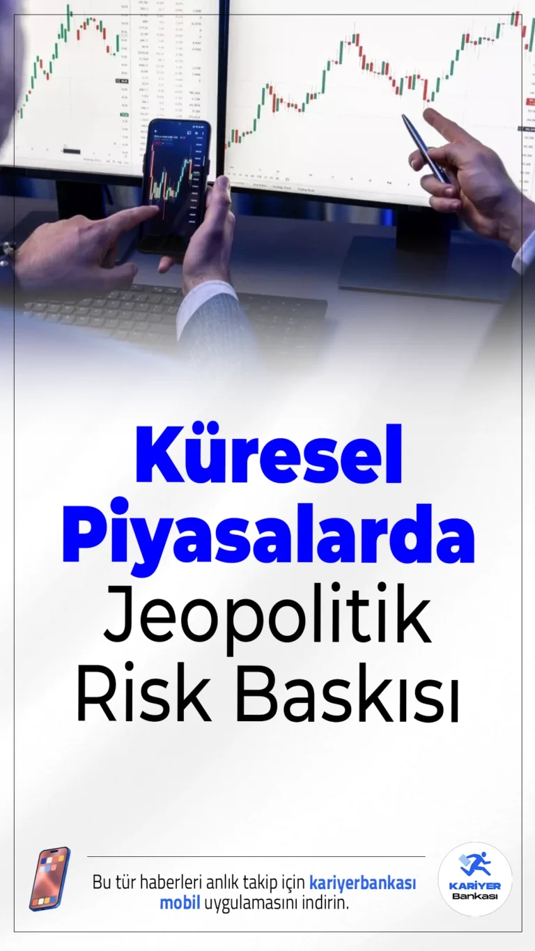 Küresel Piyasalarda Jeopolitik Risk Baskısı.Orta Doğu’daki gerilim ve yükselen petrol fiyatları, küresel piyasalarda satış baskısını artırdı. Enerji maliyetlerindeki artışın enflasyonu tetikleyebileceği endişesi yatırımcıları tedirgin ediyor.