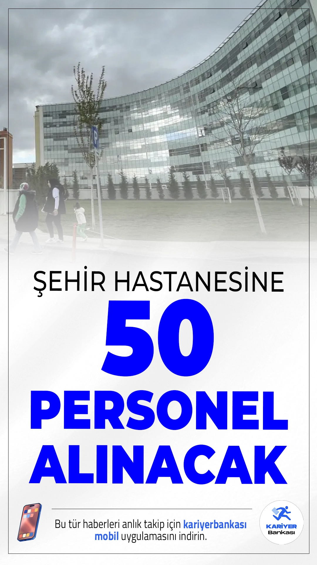 Konya Şehir Hastanesi 50 Personel Alımı Yapacak.İŞKUR üzerinden yayımlanan ilana göre, Konya Şehir Hastanesi bünyesinde toplam 50 personel alımı yapılacağı duyuruldu. Alım süreci, klasik başvuru yöntemlerinden farklı olarak doğrudan toplu iş görüşmesi şeklinde gerçekleştirilecek. Üstelik ilan kapsamında KPSS şartı aranmıyor ve ilkokul mezunları da başvuru yapabiliyor.