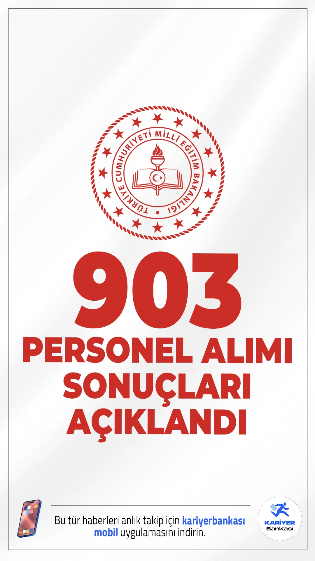 MEB 903 Personel Alımı Sonuçları Açıklandı.Milli Eğitim Bakanlığı bünyesinde gerçekleştirilen 903 sözleşmeli eğitim personeli alımı kapsamında önemli bir gelişme yaşandı. Adayların merakla beklediği eğitim ve uygulama merkezlerine yerleştirme sonuçları resmi olarak erişime açıldı. Başvuru sürecini tamamlayan adaylar, sonuçlarını online sistem üzerinden kolaylıkla görüntüleyebilecek.