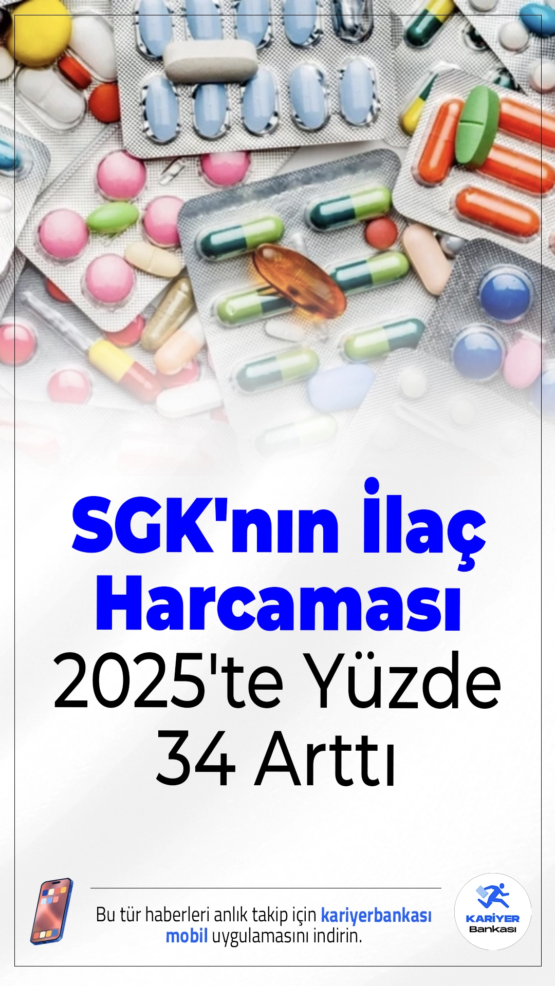 SGK’nin İlaç Harcaması 2025’te Yüzde 34 Arttı.Sosyal Güvenlik Kurumunun ilaç harcamaları 2025 yılında önemli ölçüde artarak 411 milyar 640 milyon liraya ulaştı.
